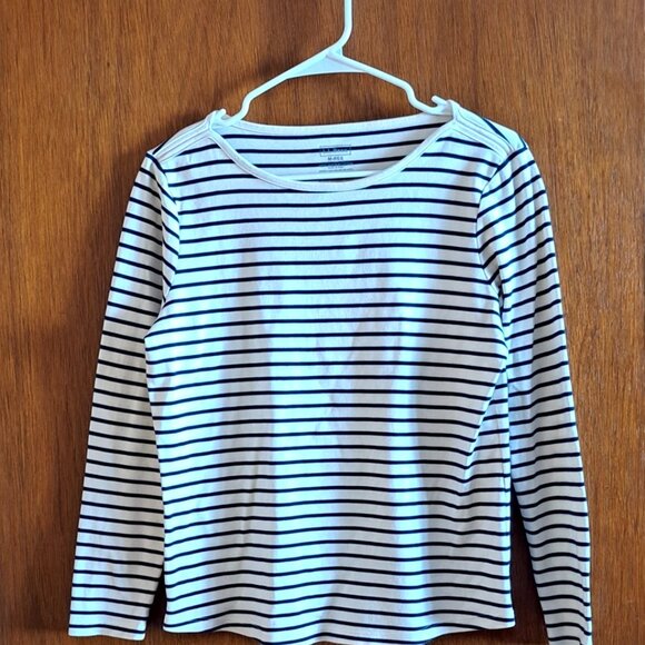 MEDIUM  LLBean French sailor top, 100% Supima cotton - Picture 1 of 5